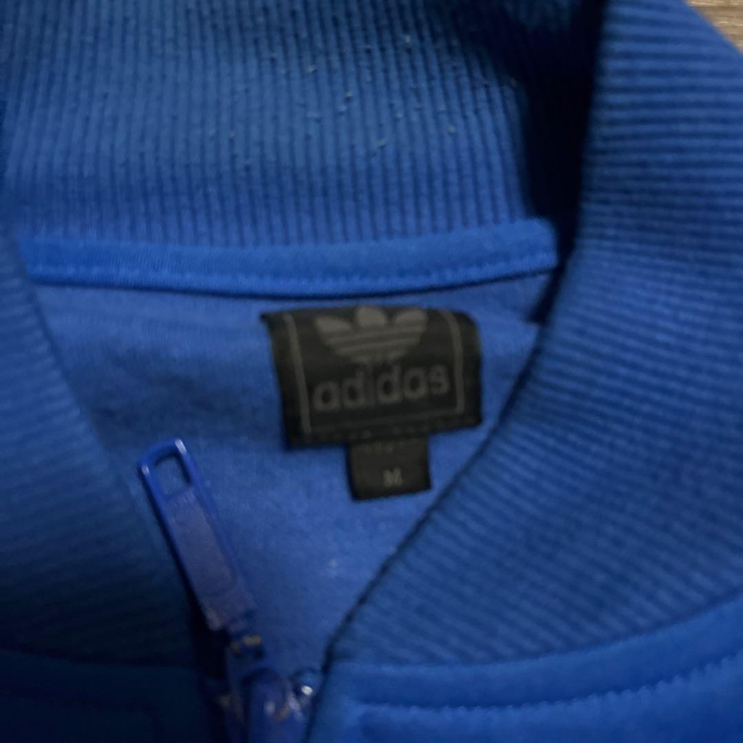 90s adidas エルサルバドル代表 トラックジャケット 青 M
