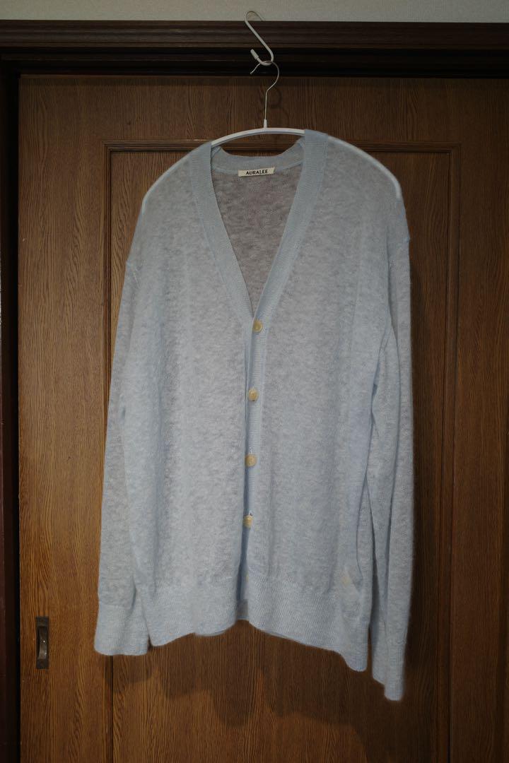トップス AURALEE KID MOHAIR SHEER KNIT 3