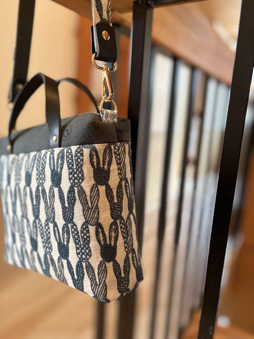 再販■ミナペルホネン■ハンドメイド■2way カステーラbag
