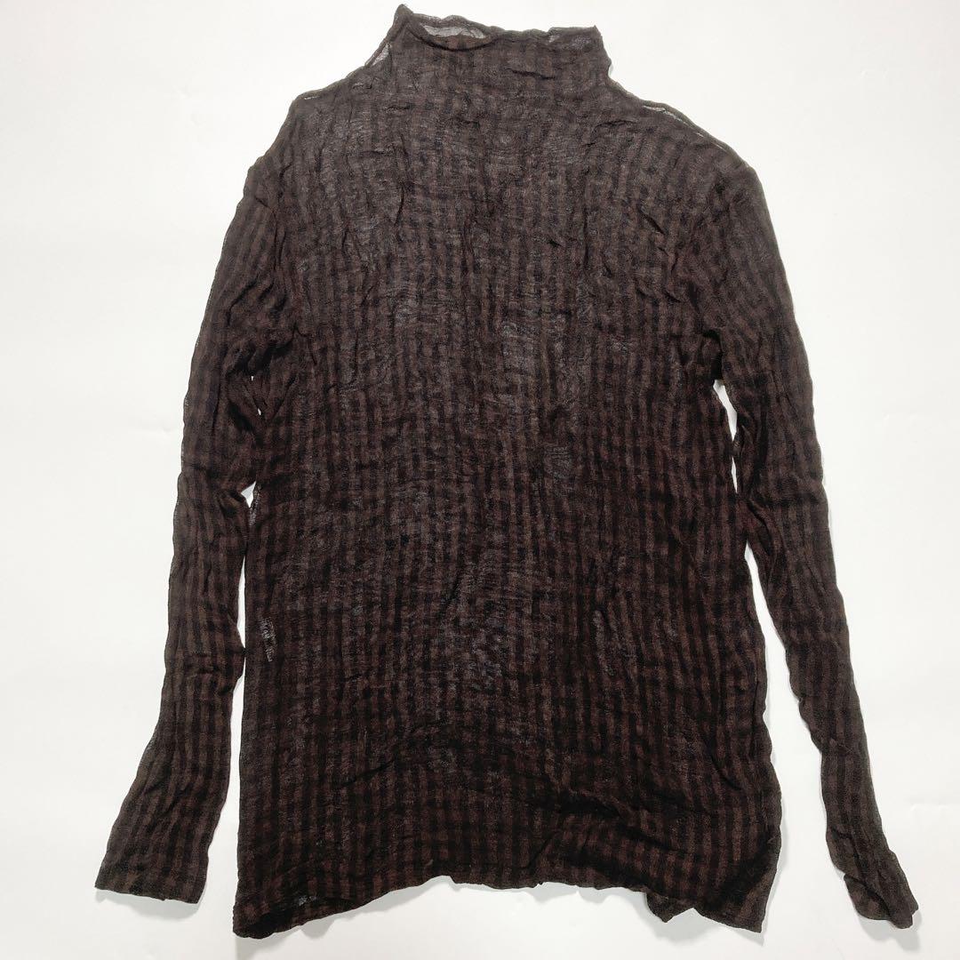 独創的 ISSEY MIYAKE PERMANENT シースルー カットソー トップス トップス