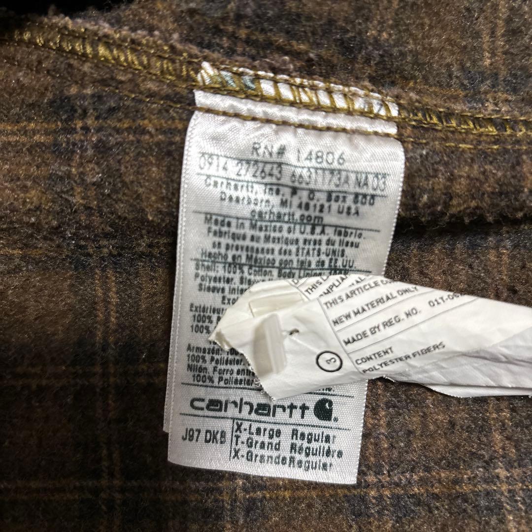 Carhartt デトロイトジャケット ダークブラウンXL J97 DKB Carhartt デトロイトジャケット ダークブラウンXL J97 DKB