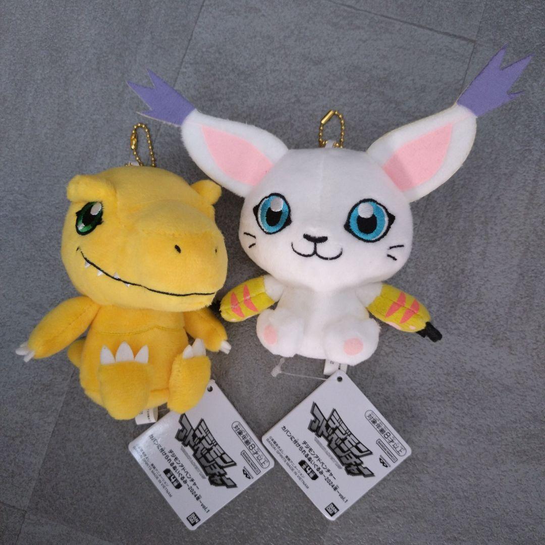 【 デジモン 】くたキャラ ぬいぐるみ マスコット / テイルモン ※劣化あり デジモンアドベンチャー カバンに付けられるぬいぐるみ アグモン