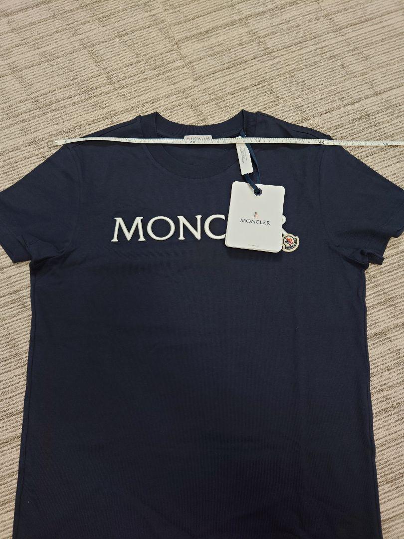 MONCLER 刺繍ロゴTシャツ★黒★　新品未使用　国内正規品　レディースS