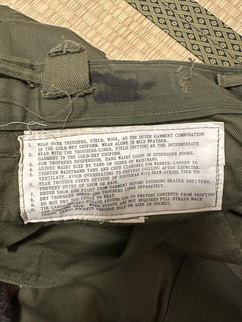 美品 米軍 カーゴパンツ 40s M-43 M-51 usarmy