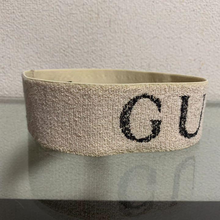 ポリエステ グッチ カチューシャ GUCCI デカロゴ LBAMF-m99524481442 ヘアバンド ヘッドバンド コットン