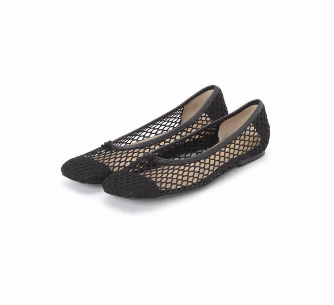 Spick & Span メッシュフラットシューズ Lサイズ