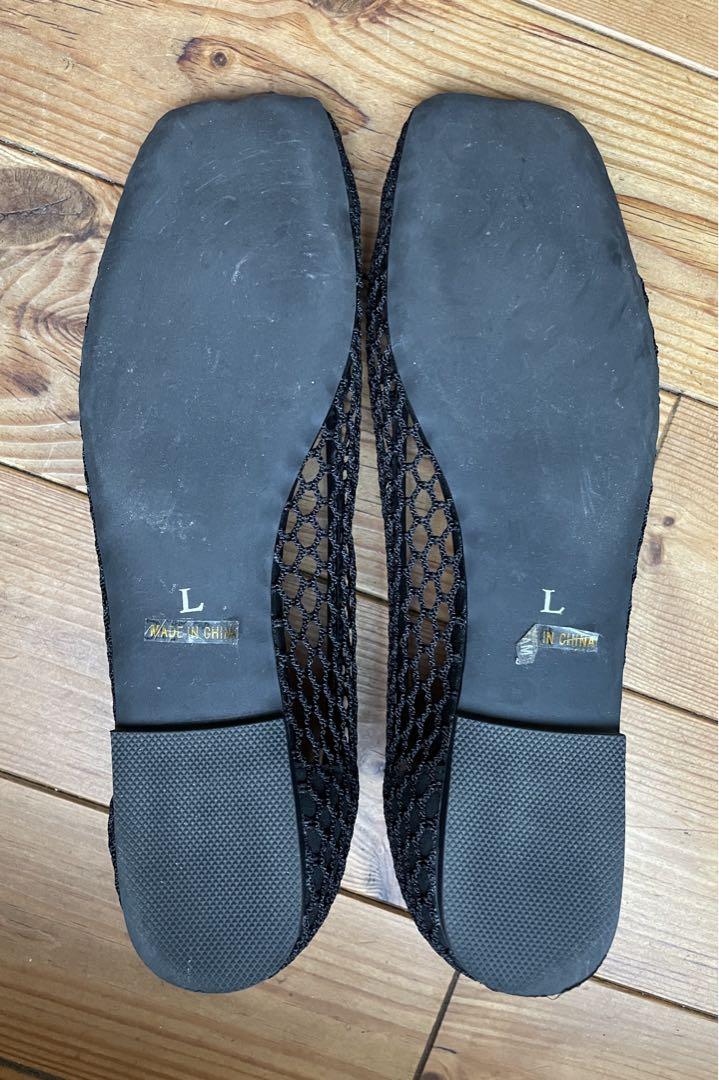 Spick & Span メッシュフラットシューズ Lサイズ
