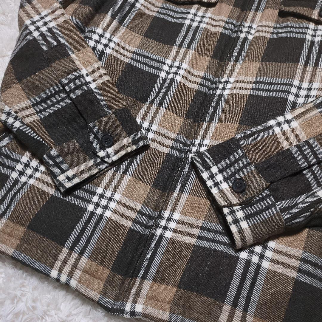 希少XL美品！WOOL RICH　CPOウールシャツジャケット　裏地キルティング 希少XL美品！WOOL RICH CPOウールシャツジャケット 裏地キルティング