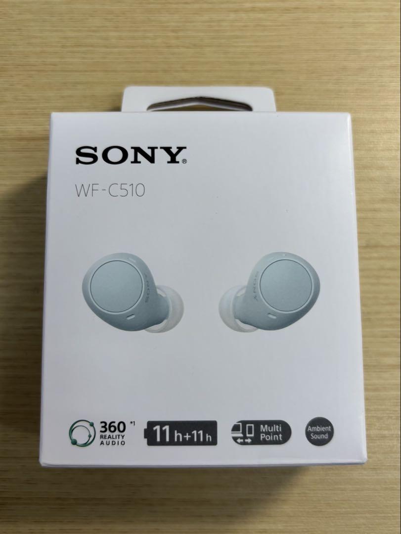 A【新品未使用】SONY ソニー ワイヤレスヘッドホン ブルー WF-C510