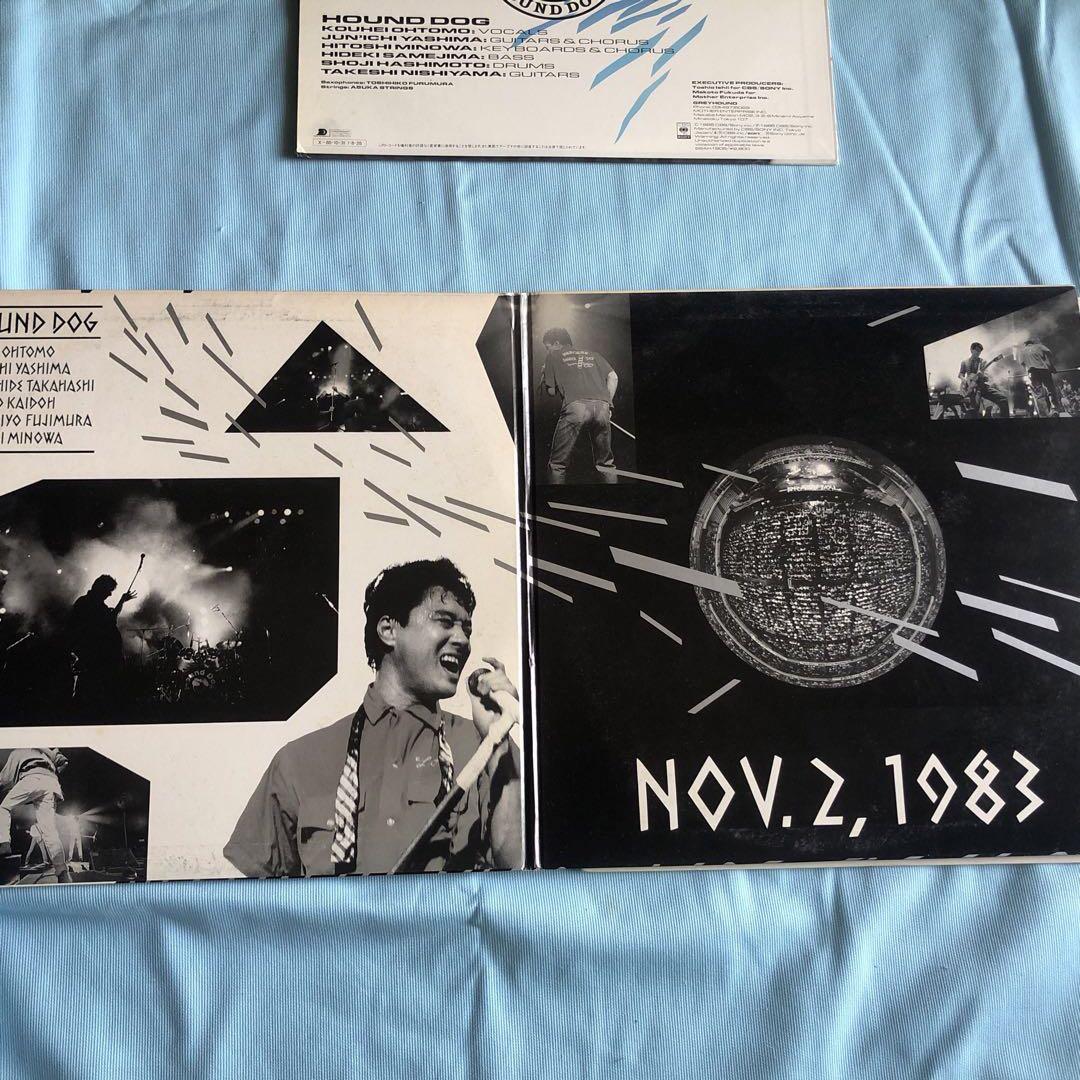 レア盤 ハウンド・ドッグ Hound Dog 1983年 2枚組LPレコード