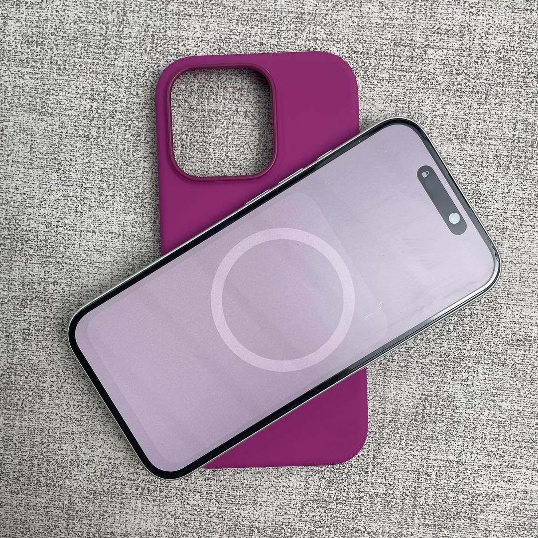 新品未使用Apple純正 iPhone16Pro Maxシリコンケース フクシア MagSafe対応iPhone 16 Pro Maxシリコーンケース – フクシア