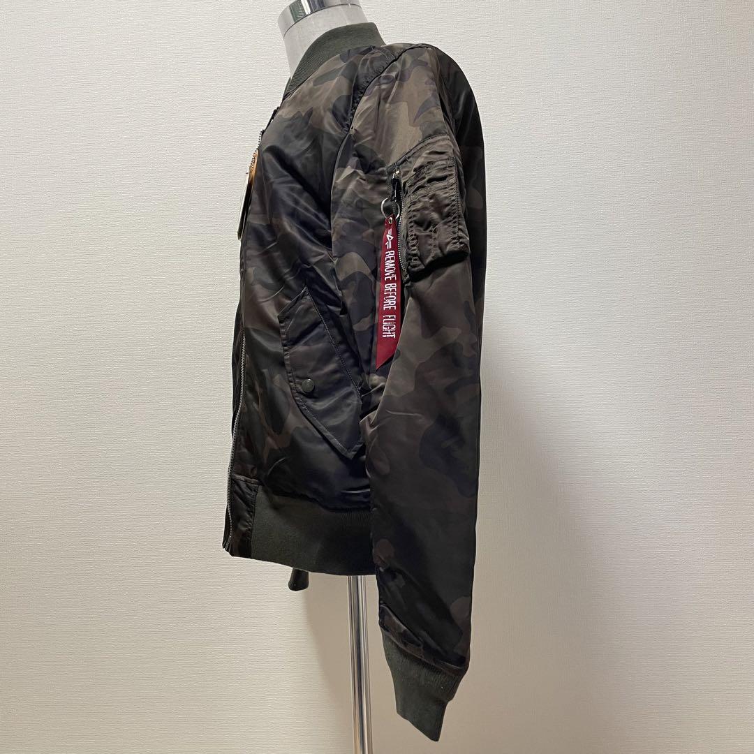 ALPHA INDUSTRIES　フライトジャケット　リバーシブル　迷彩　XL