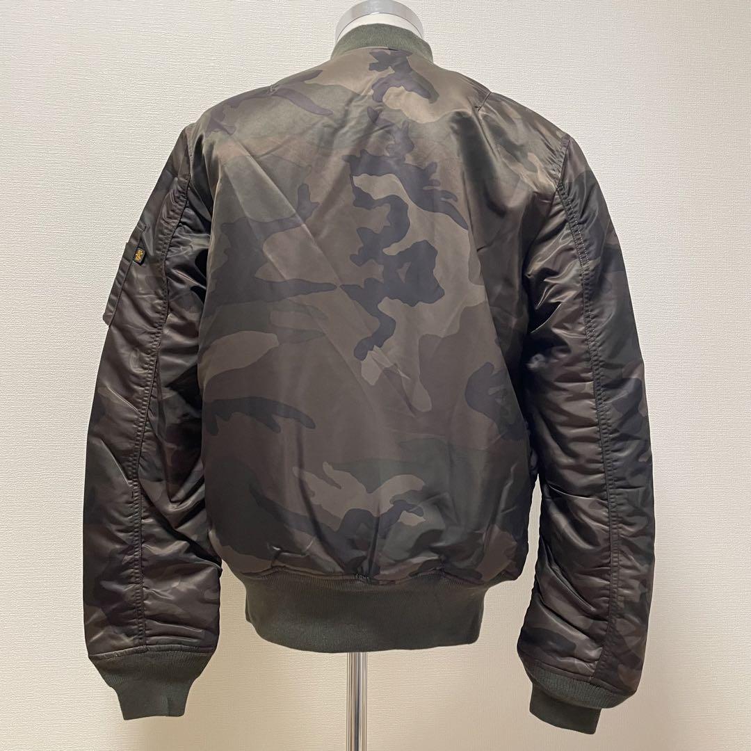 ALPHA INDUSTRIES　フライトジャケット　リバーシブル　迷彩　XL