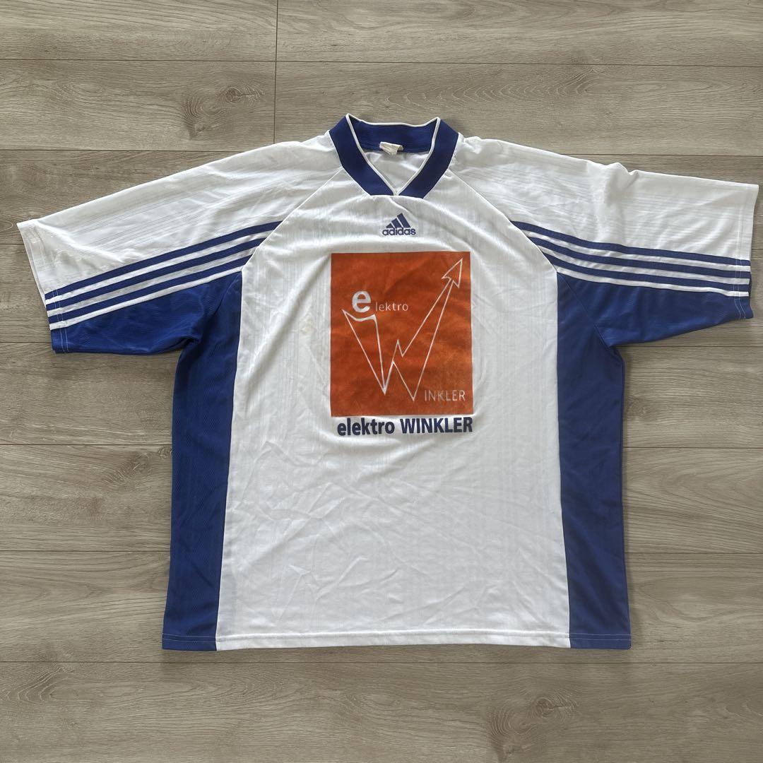 希少　adidas ドイツ　サッカー　ユニフォーム　XXL アマチュアチーム 希少 adidas ドイツ サッカー ユニフォーム XXL アマチュア