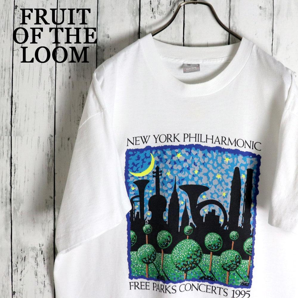 90s USA製 1995 NYフリーパークコンサート 前後プリントTシャツ