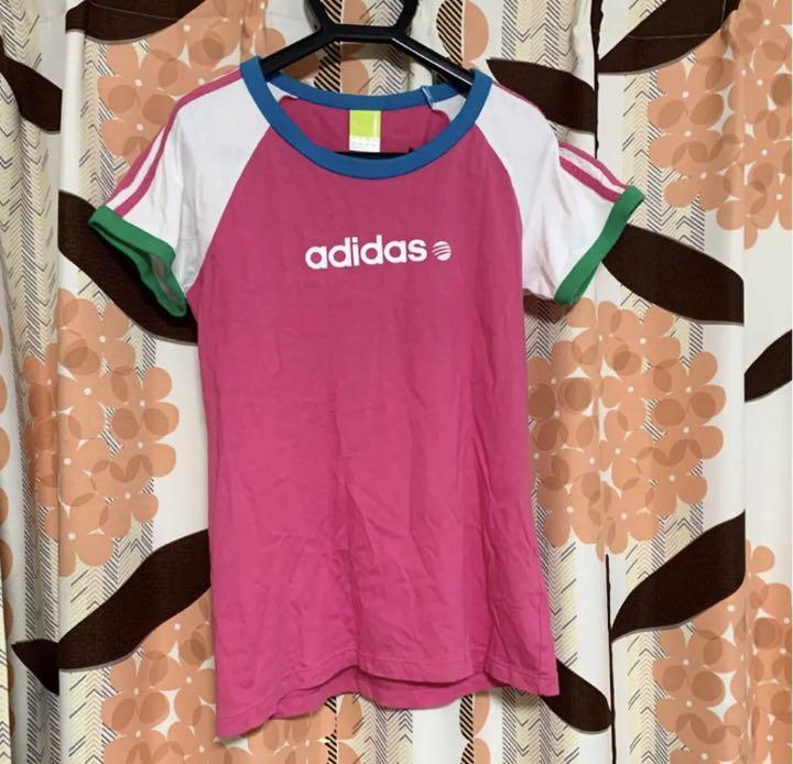 メルカリ Adidas アディダス Tシャツ トップス ロゴ ピンク 白 L レディース Tシャツ カットソー 半袖 袖なし 780 中古や未使用のフリマ メルカリ Adidas アディダス Tシャツ トップス ロゴ ピンク 白 L レディース Tシャツ カットソー 半袖 袖なし 780 中古や未使用のフリマ