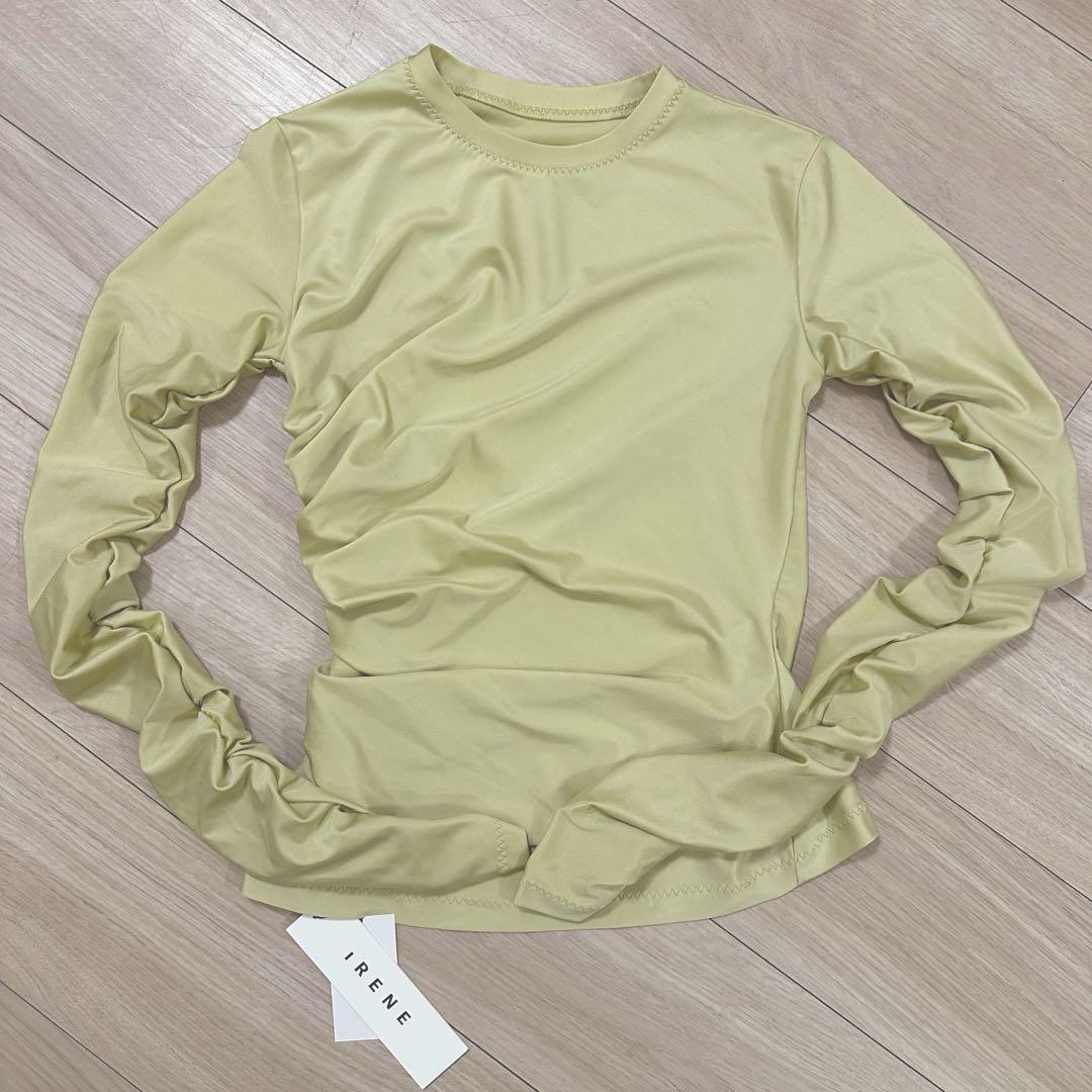 IRENE アイレネ shirring long tee - メルカリ IRENE アイレネ shirring long tee - メルカリ