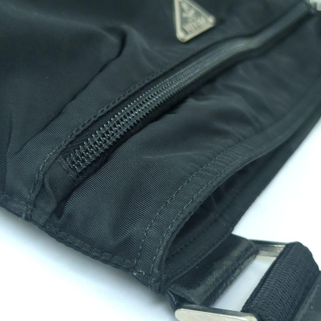 PRADA プラダ ショルダーバッグ ナイロン 3角ロゴ ブラック