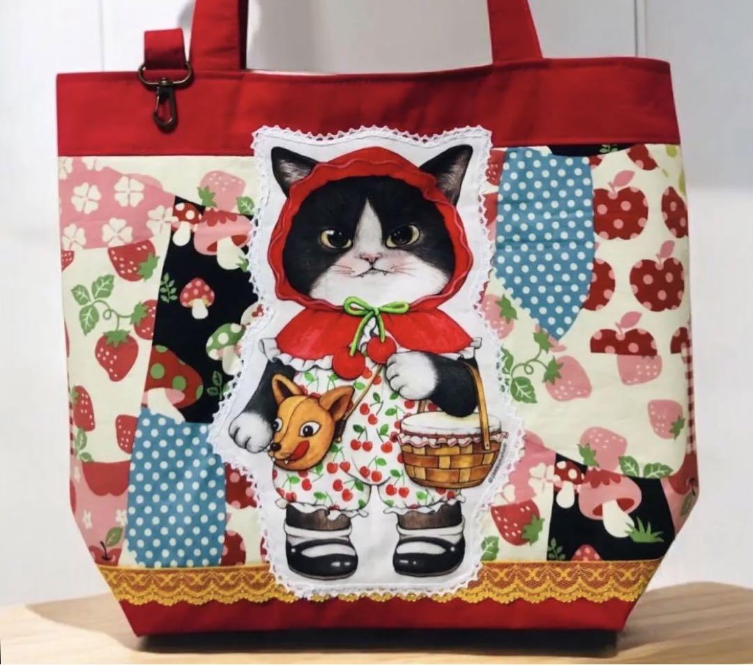 コヤンイサムチョン　ハロウィンジョーズトートバッグ♡ コヤンイサムチョン 赤ずきんジョースくん 大きめトートバッグ