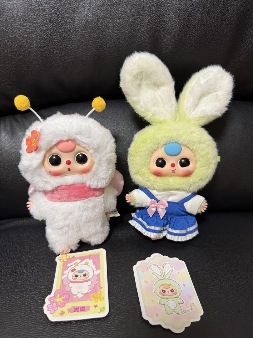 BabyThreeリリタウンぬいぐるみ2個セット BabyThree ちょうちょうとうさぎぬいぐるみ2個セット - メルカリ