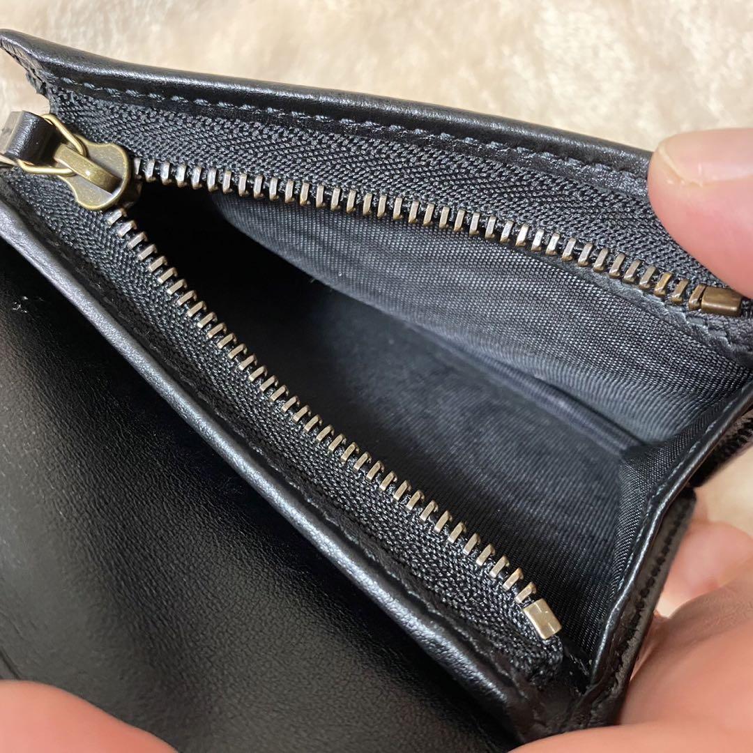 極美品✨GUCCI 二つ折り財布 キルティング マーモント GG 黒