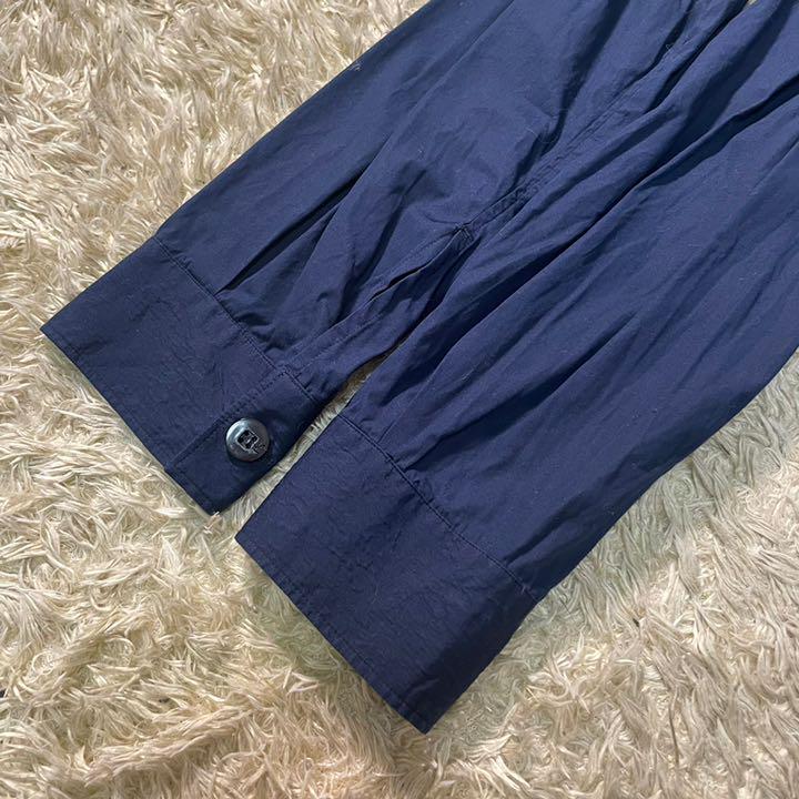 いします➤ 美品 ロゴ刺繍 ブルー メンズL 8g6Er-m99545035906 ストーンアイランド ミリタリーコットンシャツ ルカリ