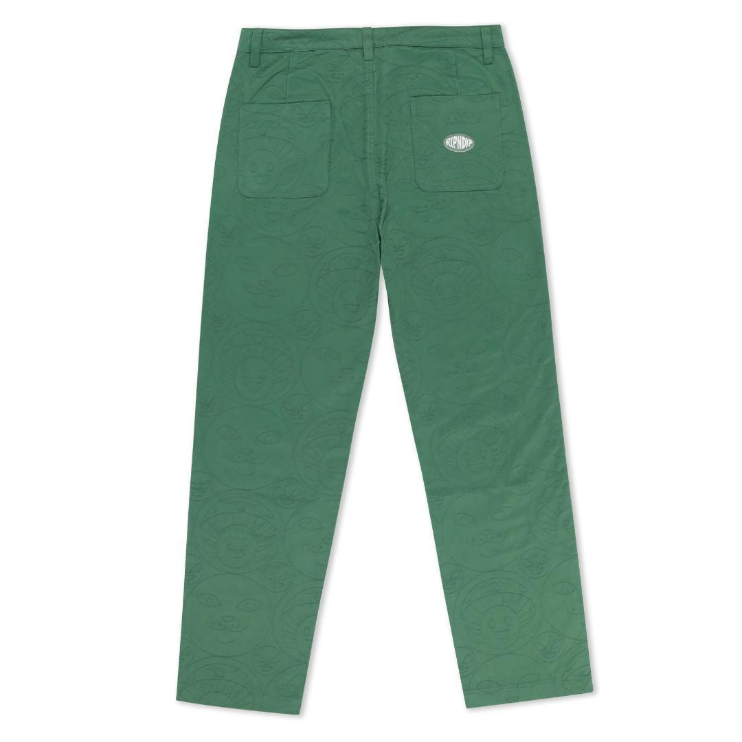 RIPNDIP BARRY BONDS TWILL PANTS (PINE)新品 画像2