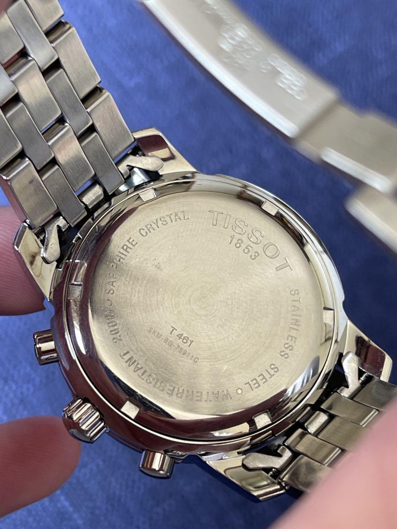 稼働品] TISSOT T 461 クロノグラフ 200m防水（HA-7216| ティソ