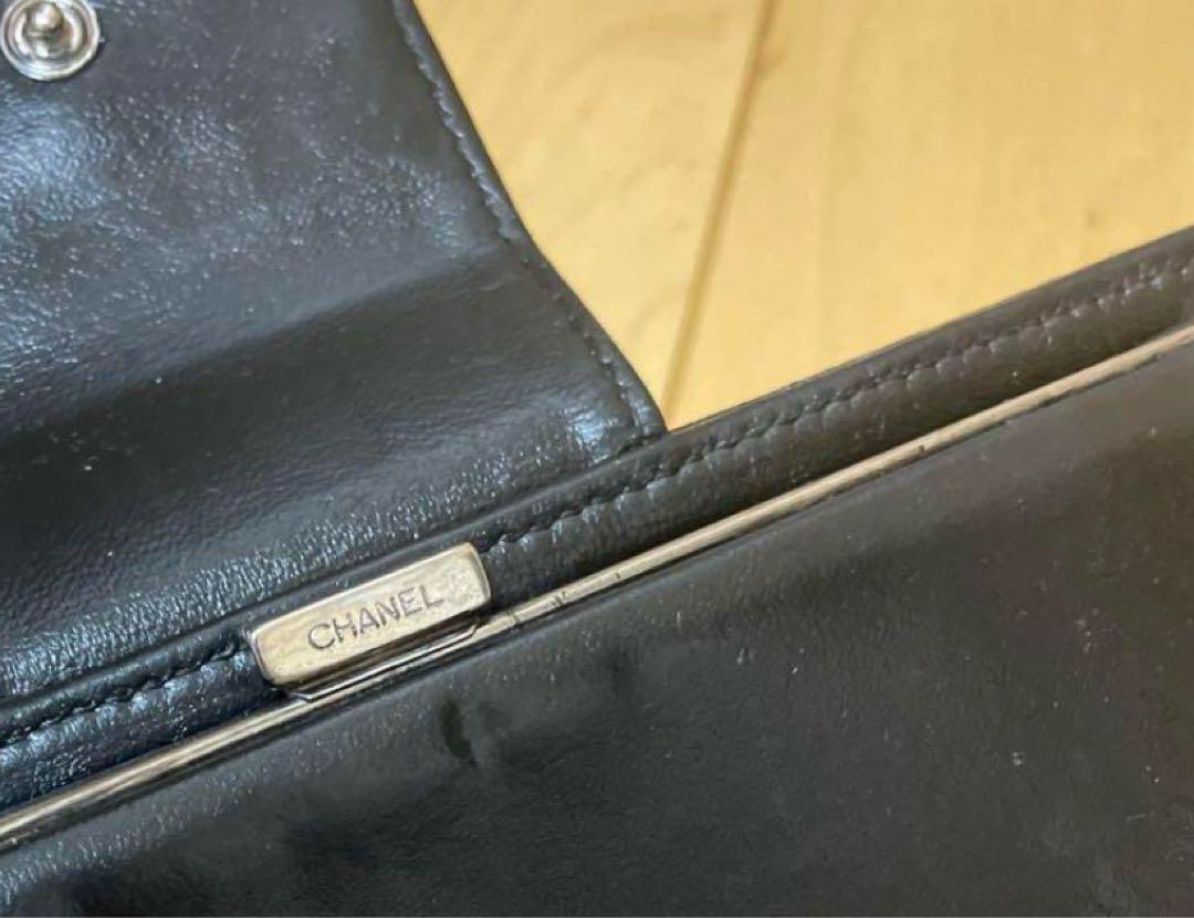 CHANEL シャネル ココマーク 財布 チョコバー　がま口