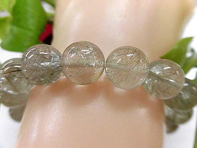 プラチナルチル10.5mm玉ブレスレット内周18.1cm 　　200720823