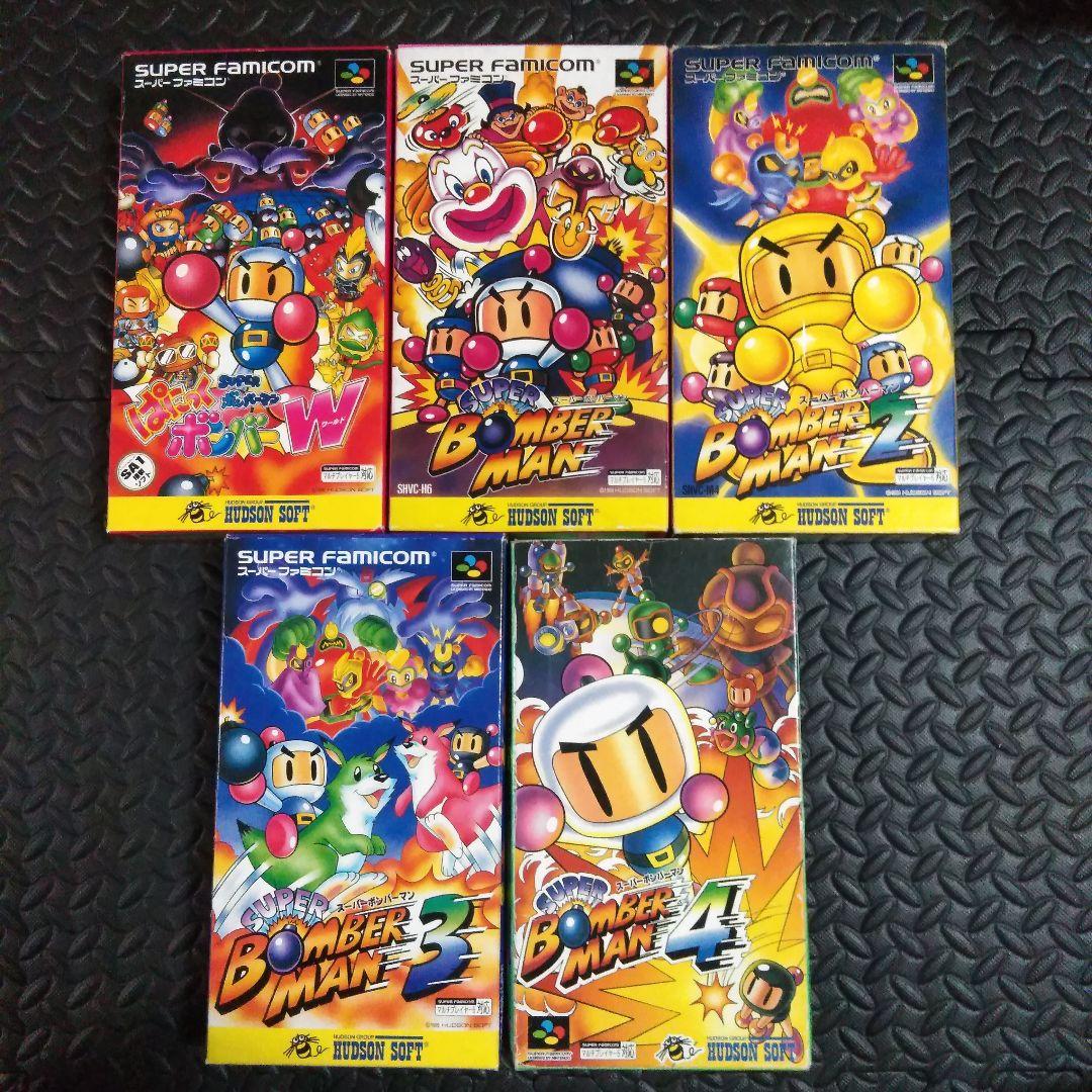 スーパーボンバーマン 5本セット スーパーファミコンSuper Famicom