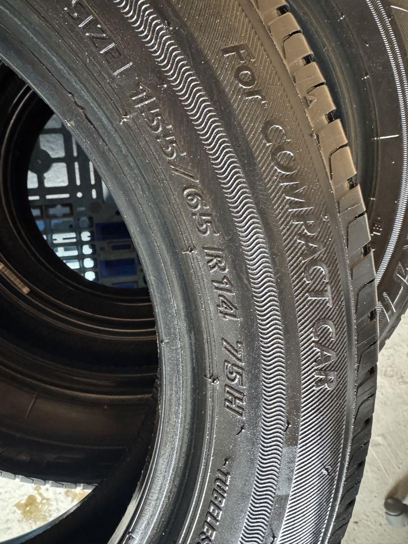 タイヤ・ホイール (99) 155/65R14 BRIDGESTONE ECOPIA NH100C