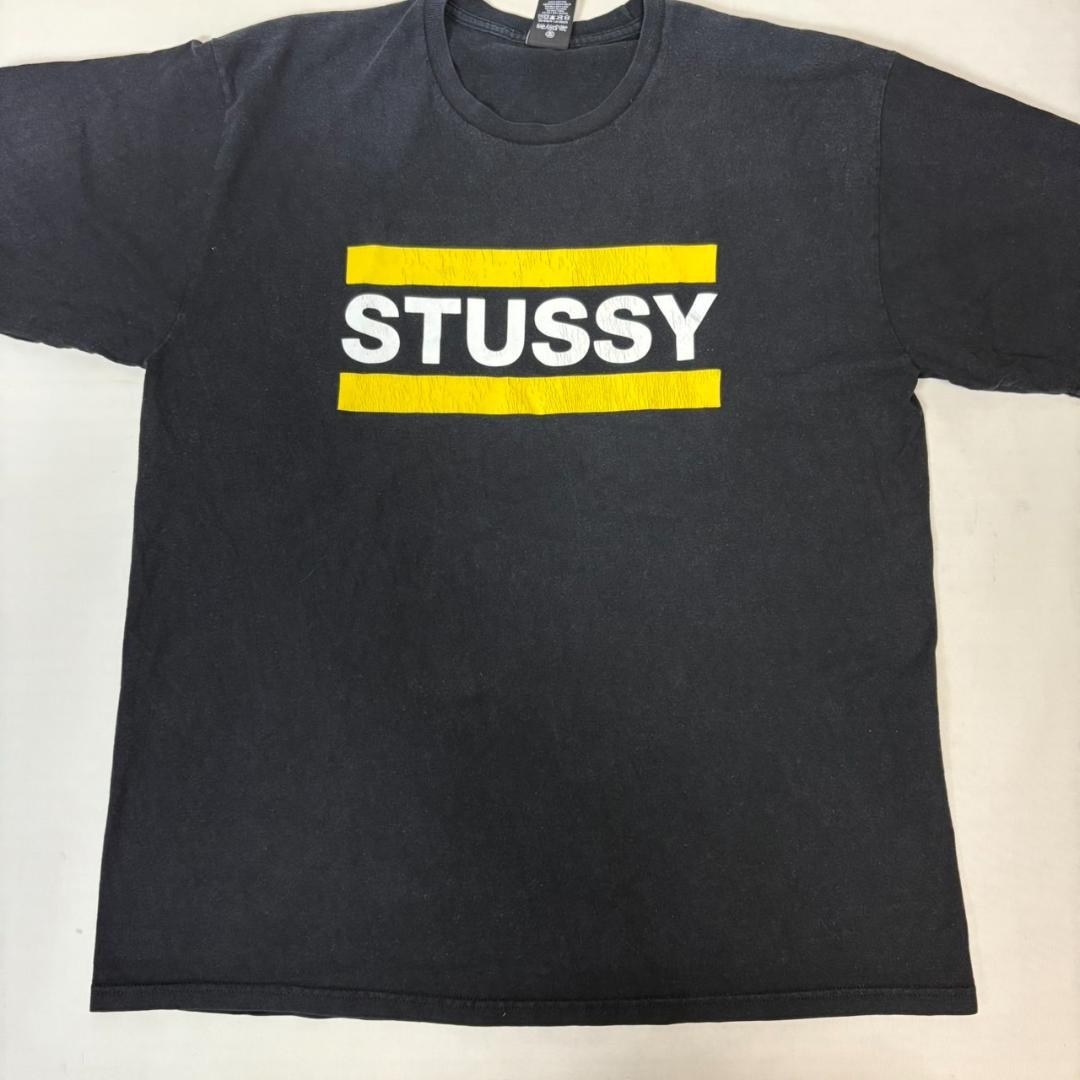 00s メキシコ製 STUSSY ステューシー 両面プリント Tシャツ 黒