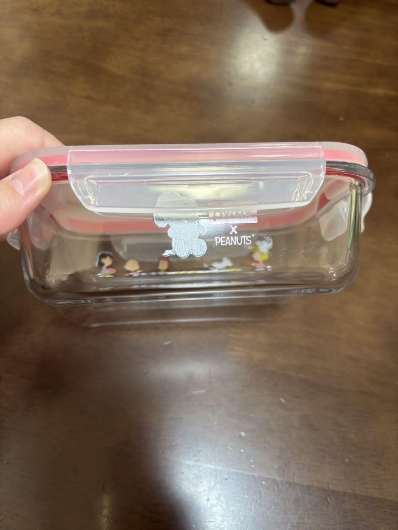 Snapware pyrex PEANUTS保存容器 2個セット　＋水筒