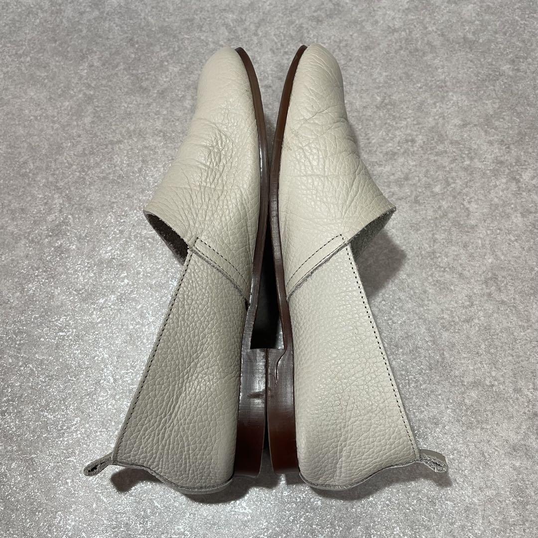 Recipe レシピ レザー スリッポン 23.5cm