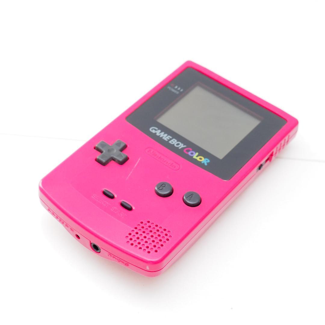 整備済み 任天堂 ゲームボーイカラー 本体 レッド GB ニンテンドー