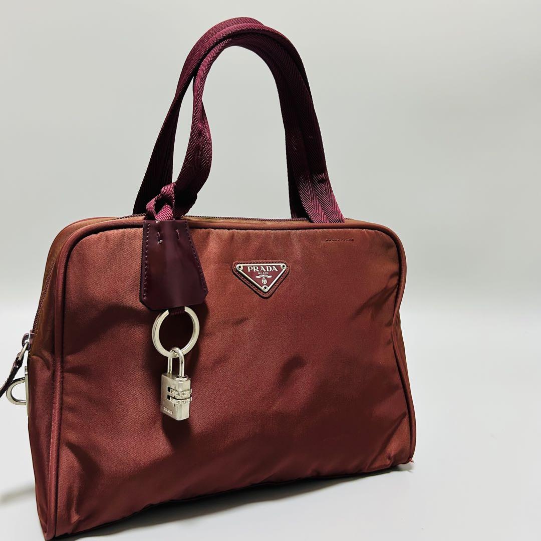 PRADA プラダ ナイロン ハンドバッグ テスート 三角プレート PRADA プラダ テスートナイロン ハンドバッグ トートバッグ 三角