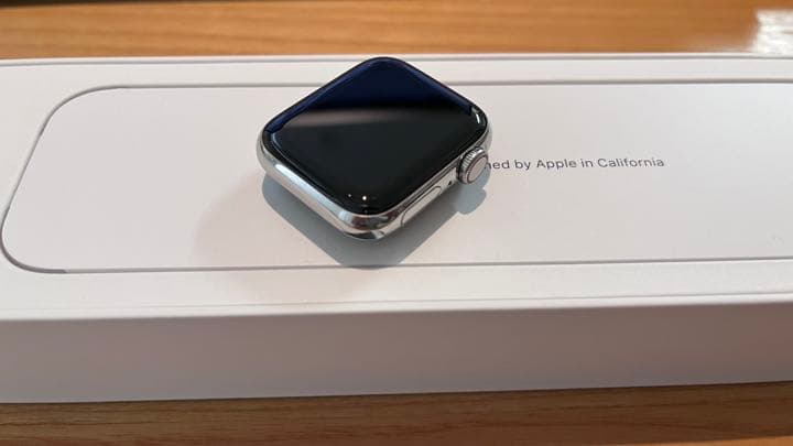 超美品の Apple Watch series4 ステンレスシルバー 40mm その他