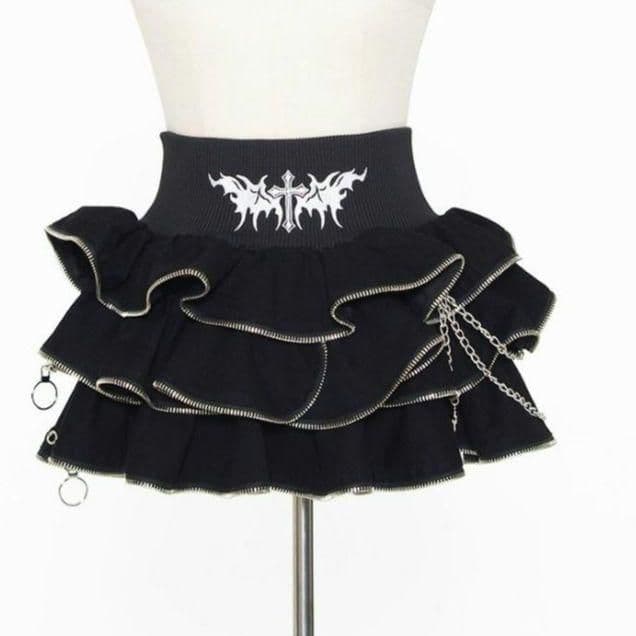 新品　正規品　悪魔NOジップスカート　ガルルザリッパー　地雷系　サブカル　量産型