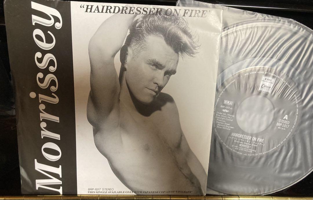 日本盤プロモ７インチMorrissey Hairdresser on Fire