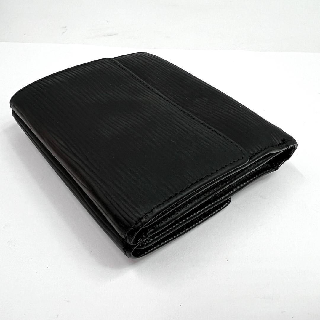 美品ルイヴィトン正規品 2415エピ 三つ折り財布 コンパクト　収納力抜群