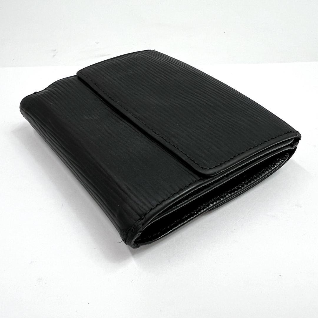 美品ルイヴィトン正規品 2415エピ 三つ折り財布 コンパクト　収納力抜群