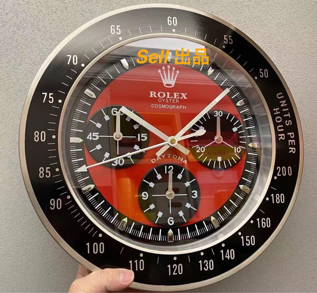 ロレックス　ROLEX デイトナ　掛け時計　ノベルティ ロレックスデイトナ 掛け時計ノベルティ