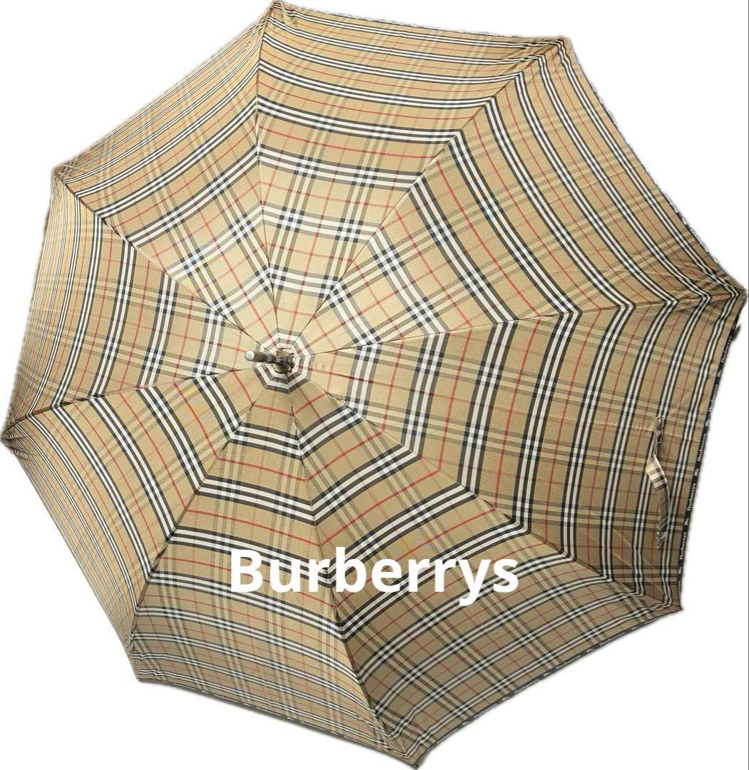 Burberrys バーバリーズ 雨傘 ノヴァチェック ロゴ