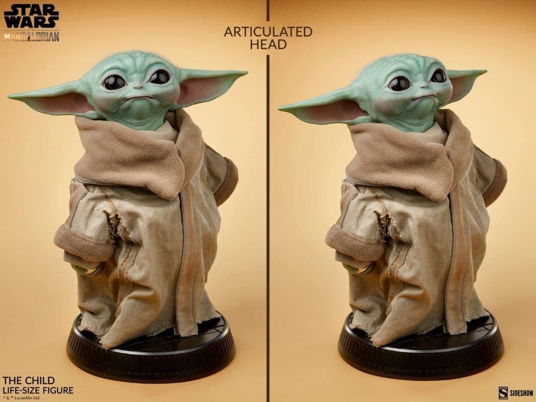 Sideshow 1/1 スターウォーズ マンダロリアン グローグー　child
