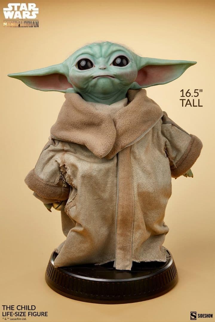 Sideshow 1/1 スターウォーズ マンダロリアン グローグー　child