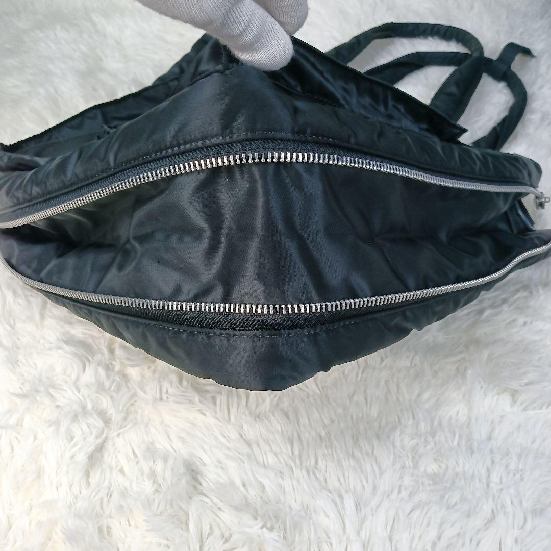 ✨未使用級✨極美品✨ ポーター タンカー  2WAY トートバッグ マチ拡張 黒