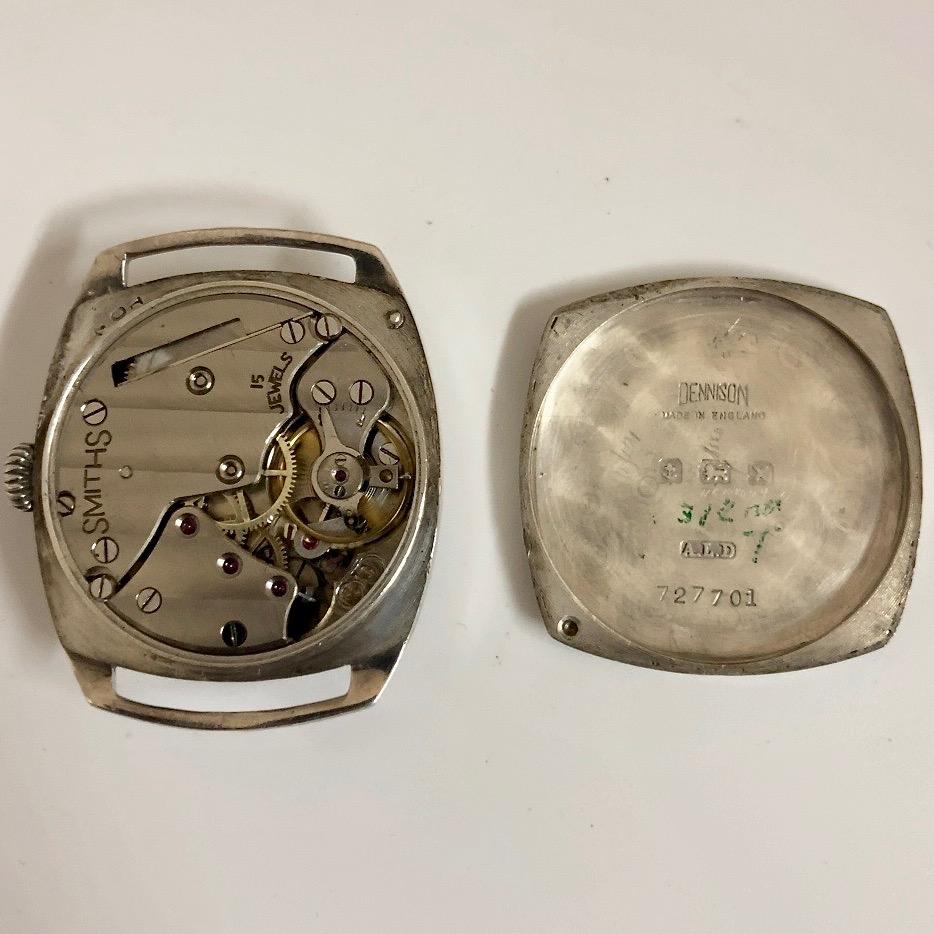 時計 Sterling Silver DENNISON Case SMITHS40's
