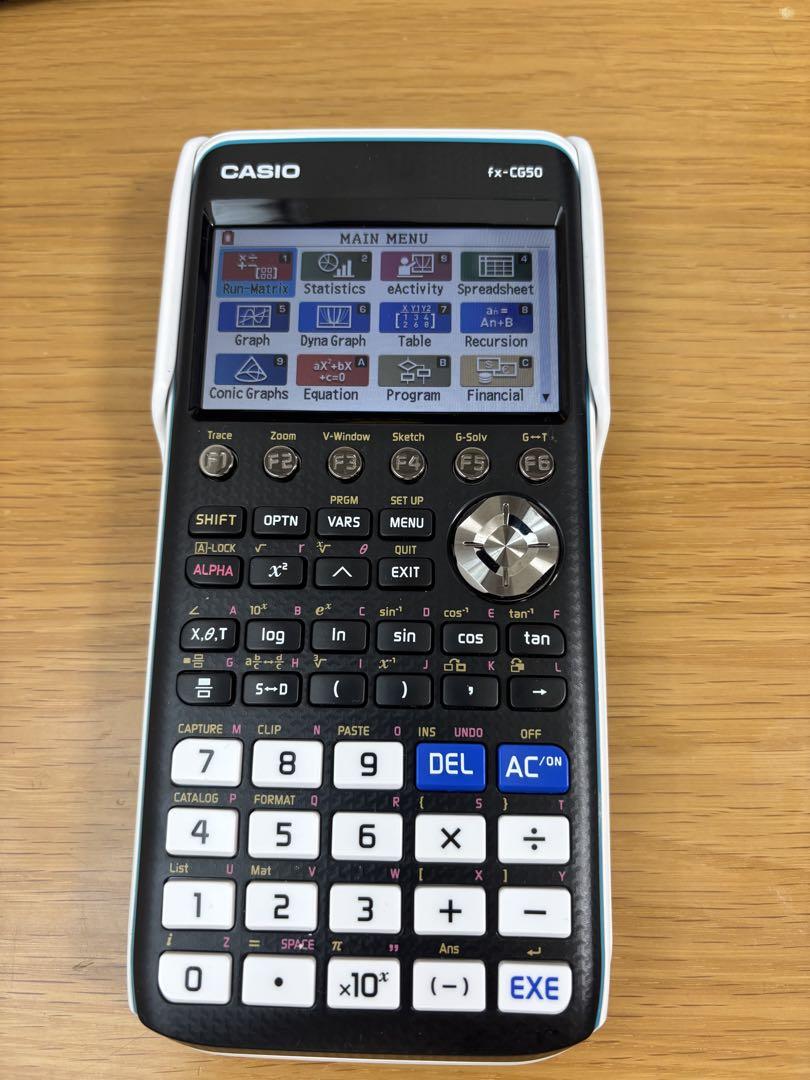 CASIO fx-CG50 グラフ描画機能付き