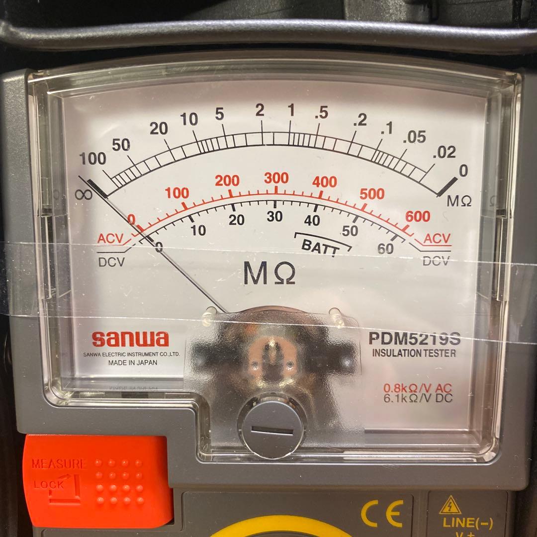 sanwa PDM5219S 絶縁抵抗計